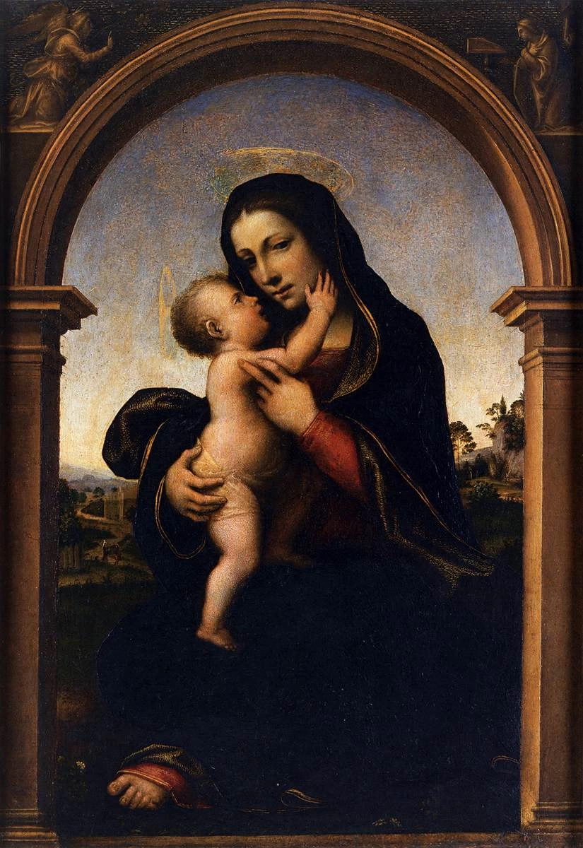 Vergine col Bambino - Pinacoteca Manfrediniana, Venezia